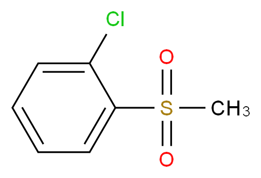 1-Chloro-2-(methylsulfonyl)benzene_分子结构_CAS_17482-05-2)