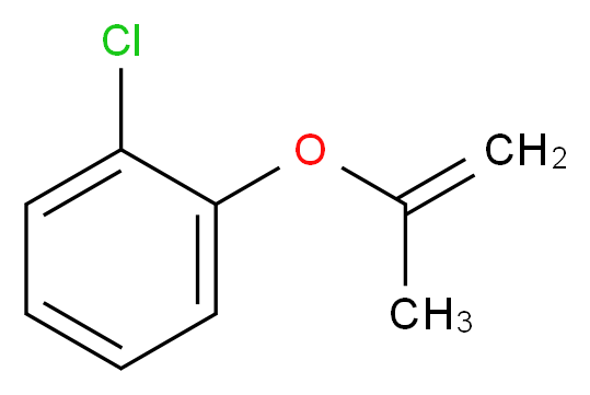 1-chloro-2-(prop-1-en-2-yloxy)benzene_分子结构_CAS_5586-88-9