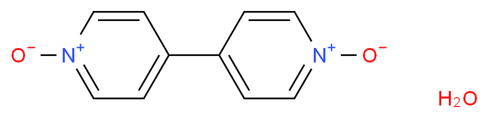 4-(1-oxidopyridin-1-ium-4-yl)pyridin-1-ium-1-olate hydrate_分子结构_CAS_338950-86-0