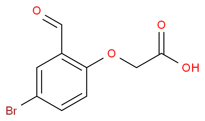 2-(4-Bromo-2-formylphenoxy)acetic acid_分子结构_CAS_24589-89-7)