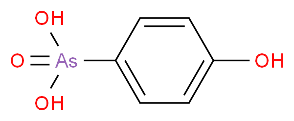 P-HYDROXYBENZENEARSONIC ACID_分子结构_CAS_98-14-6)