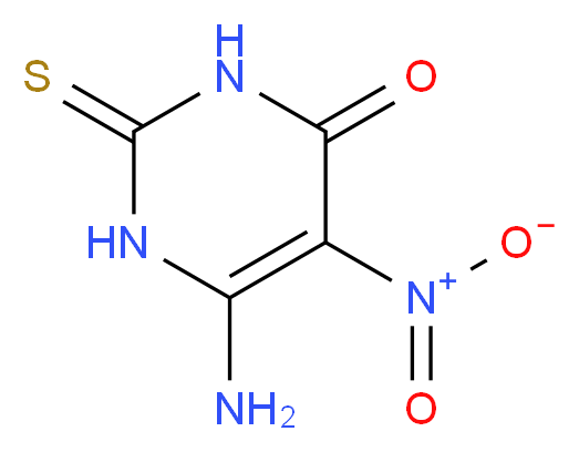 6-amino-5-nitro-2-sulfanylidene-1,2,3,4-tetrahydropyrimidin-4-one_分子结构_CAS_98020-47-4