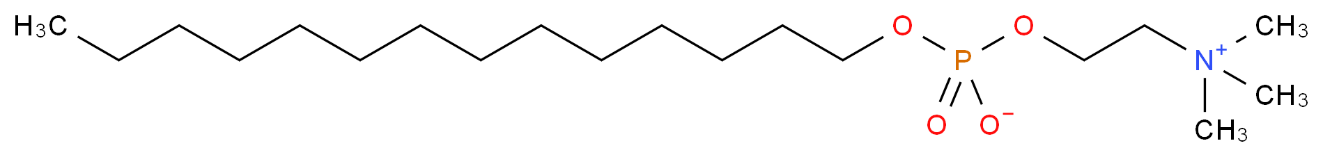 O-(Tetradecylphosphoryl)choline 1.5 mM solution_分子结构_CAS_77733-28-9)