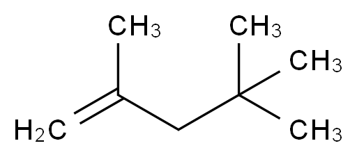 2,4,4-trimethylpent-1-ene_分子结构_CAS_25167-70-8