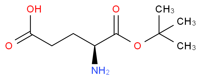 (4S)-4-amino-5-(tert-butoxy)-5-oxopentanoic acid_分子结构_CAS_45120-30-7