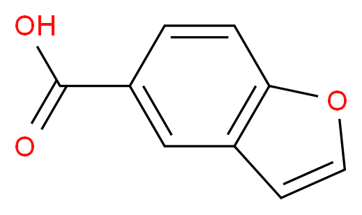 1-benzofuran-5-carboxylic acid_分子结构_CAS_90721-27-0