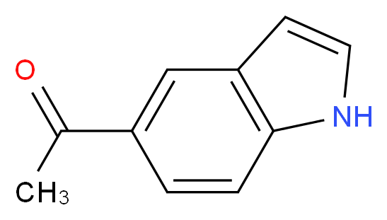 5-Acetyl-1H-indole_分子结构_CAS_53330-94-2)