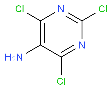 trichloropyrimidin-5-amine_分子结构_CAS_91322-00-8