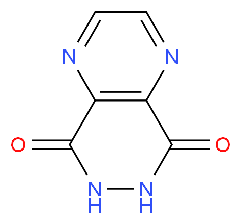 5H,6H,7H,8H-pyrazino[2,3-d]pyridazine-5,8-dione_分子结构_CAS_13480-40-5