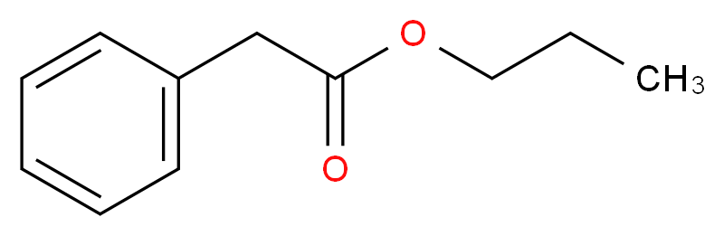 苯乙酸丙酯_分子结构_CAS_4606-15-9)