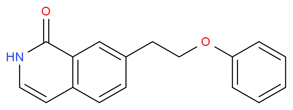 7-(2-phenoxyethyl)isoquinolin-1(2H)-one_分子结构_CAS_)
