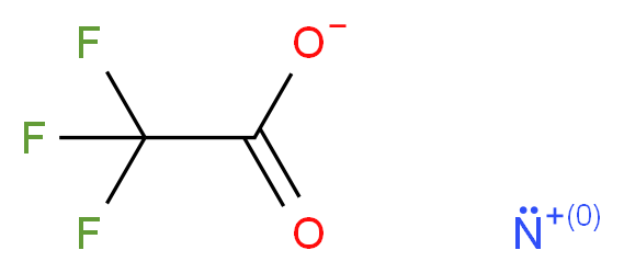 Ammonium trifluoroacetate 98%_分子结构_CAS_3336-58-1)