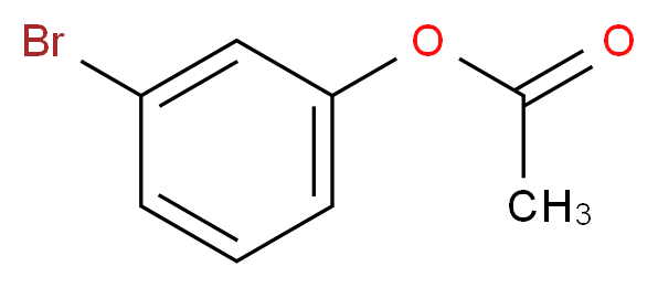 3-bromophenyl acetate_分子结构_CAS_35065-86-2