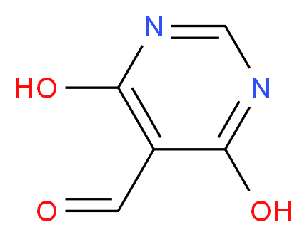 4,6-Dihydroxy-5-formylpyrimidine_分子结构_CAS_14256-99-6)