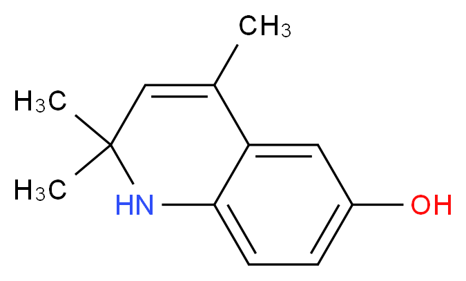 2,2,4-trimethyl-1,2-dihydro-6-quinolinol_分子结构_CAS_72107-05-2)