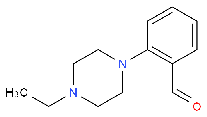 2-(4-ethylpiperazin-1-yl)benzaldehyde_分子结构_CAS_865203-79-8)