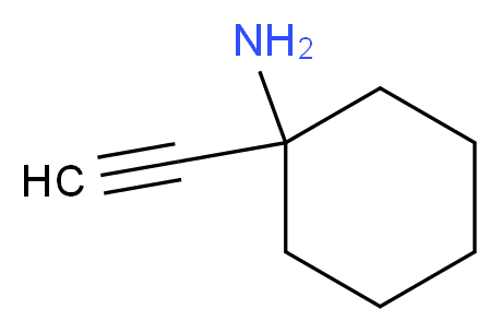 1-ethynylcyclohexan-1-amine_分子结构_CAS_30389-18-5