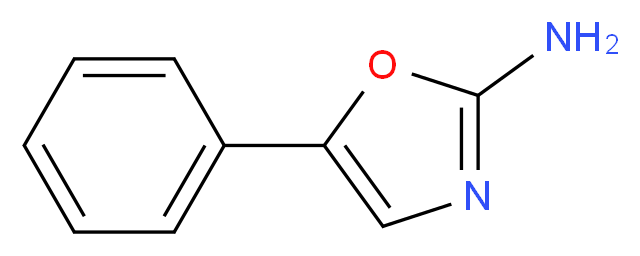 5-phenyl-1,3-oxazol-2-amine_分子结构_CAS_6826-24-0