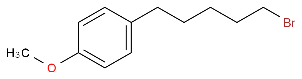 1-(5-bromopentyl)-4-methoxybenzene_分子结构_CAS_14469-84-2