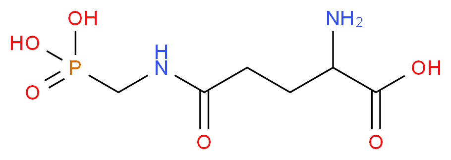 γ-D-Glutamylaminomethylphosphonic acid_分子结构_CAS_90632-40-9)