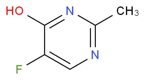 5-fluoro-2-methylpyrimidin-4-ol_分子结构_CAS_1480-91-7