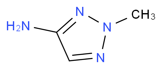 2-methyl-2H-1,2,3-triazol-4-amine_分子结构_CAS_936940-63-5