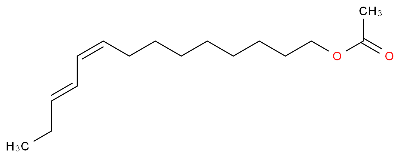 (9Z,11E)-tetradeca-9,11-dien-1-yl acetate_分子结构_CAS_50767-79-8