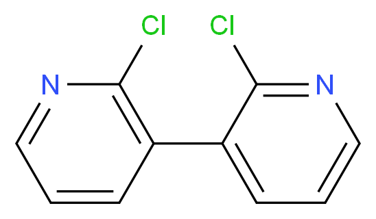 2-chloro-3-(2-chloropyridin-3-yl)pyridine_分子结构_CAS_97033-27-7