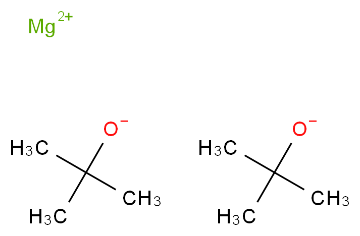 magnesium(2+) ion bis(2-methylpropan-2-olate)_分子结构_CAS_32149-57-8