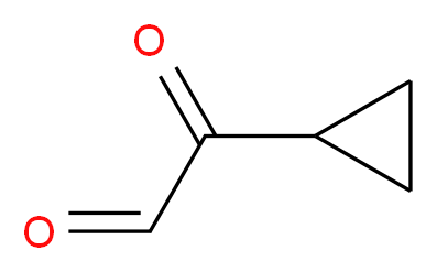 2-cyclopropyl-2-oxoacetaldehyde_分子结构_CAS_5617-85-6