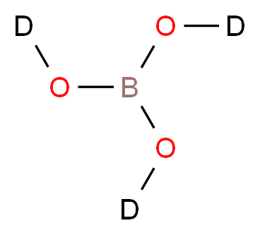 (<sup>2</sup>H<sub>3</sub>)boric acid_分子结构_CAS_14149-58-7