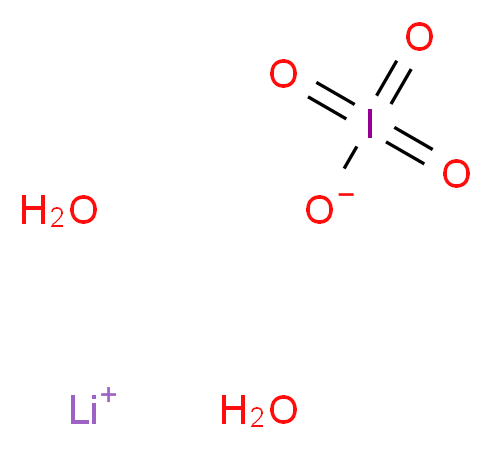 lithium(1+) ion dihydrate periodate_分子结构_CAS_307310-74-3