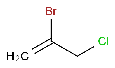 2-bromo-3-chloroprop-1-ene_分子结构_CAS_16400-63-8