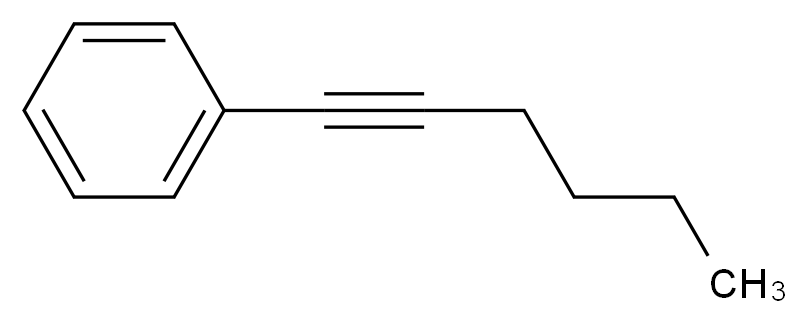 hex-1-yn-1-ylbenzene_分子结构_CAS_1129-65-3