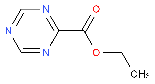 ethyl 1,3,5-triazine-2-carboxylate_分子结构_CAS_81840-52-0
