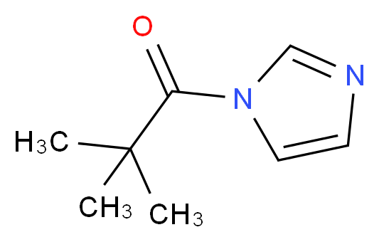 1-(三甲基乙酰基)咪唑_分子结构_CAS_4195-19-1)