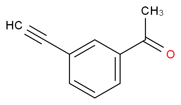 3-ACETYLPHENYLACETYLENE_分子结构_CAS_139697-98-6)