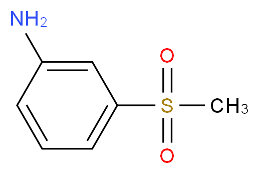 3-(Methylsulphonyl)aniline_分子结构_CAS_35216-39-8)