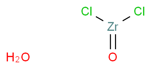 氧氯化锆 水合物_分子结构_CAS_15461-27-5)