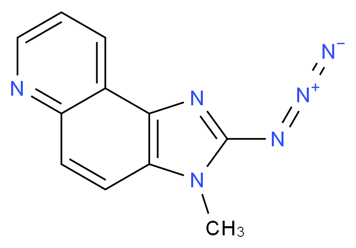 2-Azido-3-methylimidazo[4,5-f]quinoline_分子结构_CAS_115397-29-0)