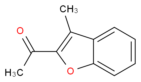 1-(3-methyl-1-benzofuran-2-yl)ethan-1-one_分子结构_CAS_23911-56-0