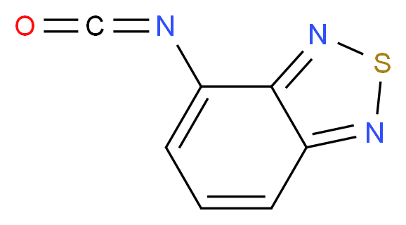 4-isocyanato-2,1,3-benzothiadiazole_分子结构_CAS_342411-14-7