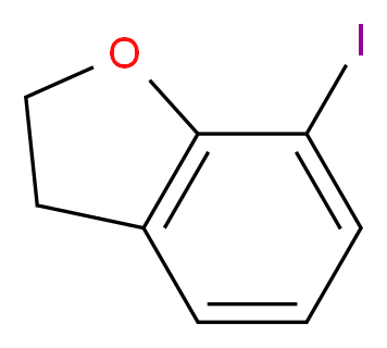 7-iodo-2,3-dihydro-1-benzofuran_分子结构_CAS_264617-03-0