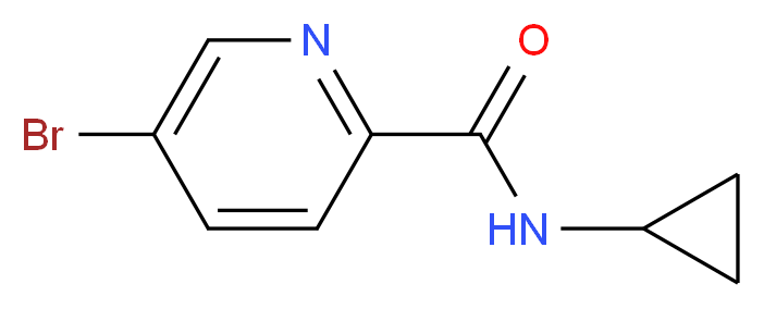 5-Bromo-N-cyclopropylpicolinamide_分子结构_CAS_638219-77-9)