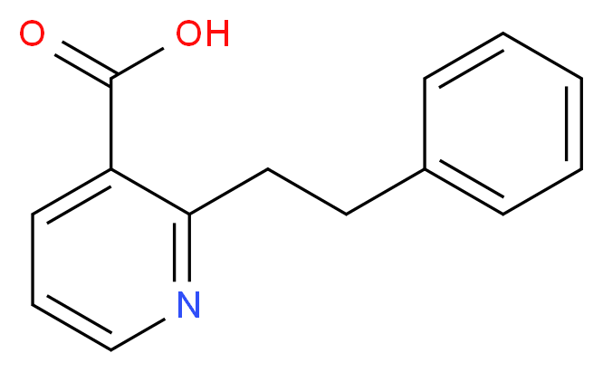 2-PHENETHYL-NICOTINIC ACID_分子结构_CAS_14578-19-9)