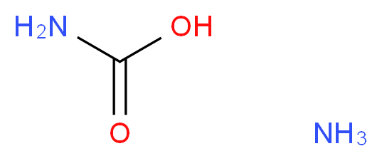 氨基甲酸铵_分子结构_CAS_1111-78-0)