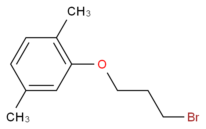 2-(3-bromopropoxy)-1,4-dimethylbenzene_分子结构_CAS_3245-55-4)