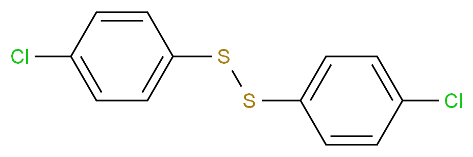 1-chloro-4-[(4-chlorophenyl)disulfanyl]benzene_分子结构_CAS_1142-19-4