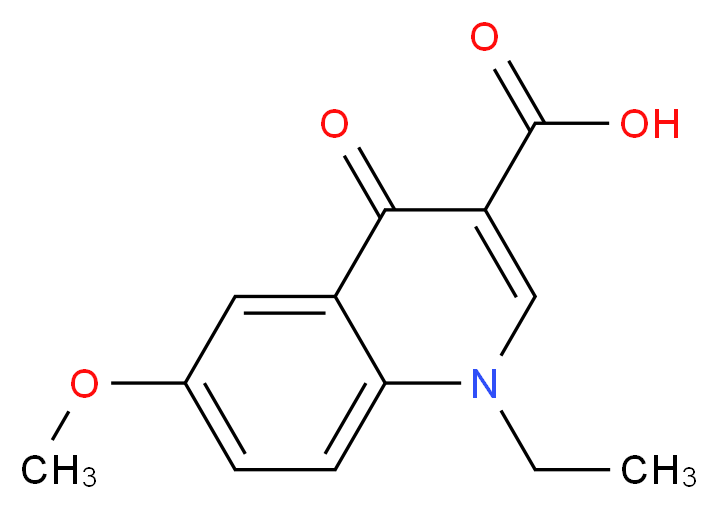1-ethyl-6-methoxy-4-oxo-1,4-dihydroquinoline-3-carboxylic acid_分子结构_CAS_)