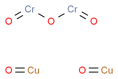 oxo[(oxochromio)oxy]chromium; bis(oxocopper)_分子结构_CAS_12053-18-8